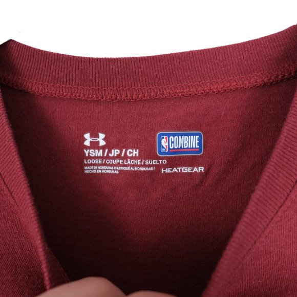 Cleveland Cavaliers Under Armour Heat Gear Combine Loose Youth Small YSM T Shirt - Picture 4 of 10